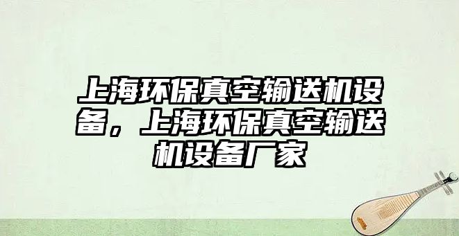 上海環(huán)保真空輸送機設(shè)備，上海環(huán)保真空輸送機設(shè)備廠家