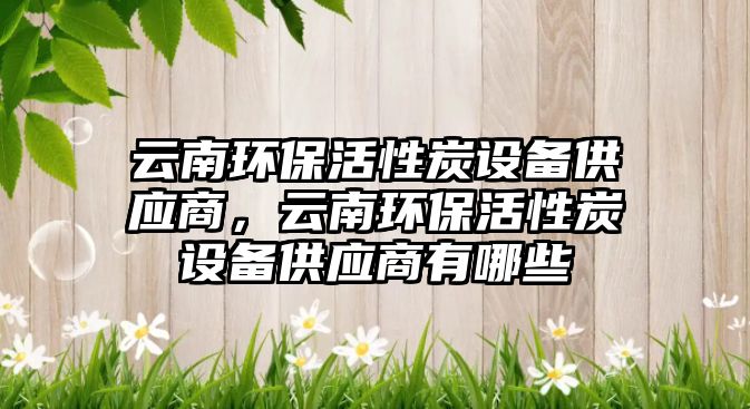 云南環(huán)?；钚蕴吭O(shè)備供應(yīng)商，云南環(huán)?；钚蕴吭O(shè)備供應(yīng)商有哪些