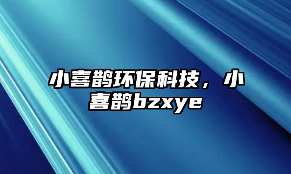 小喜鵲環(huán)保科技，小喜鵲bzxye