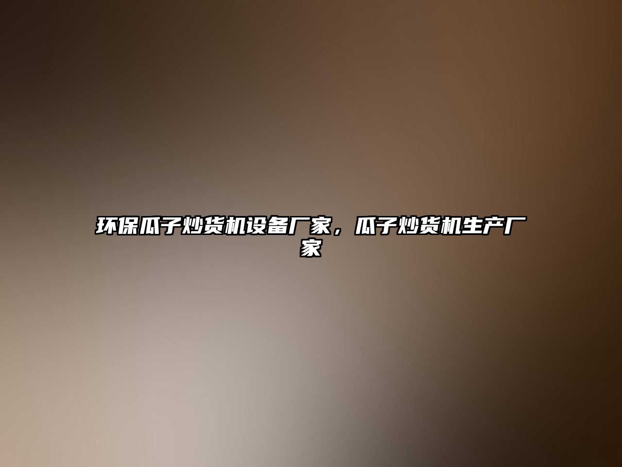 環(huán)保瓜子炒貨機設(shè)備廠家，瓜子炒貨機生產(chǎn)廠家