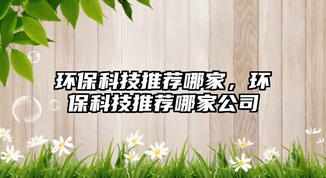 環(huán)?？萍纪扑]哪家，環(huán)保科技推薦哪家公司