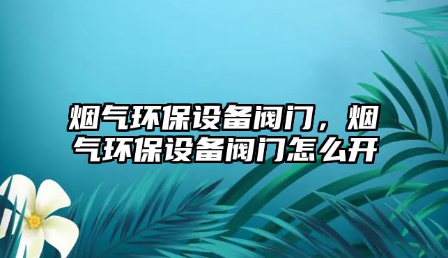 煙氣環(huán)保設(shè)備閥門，煙氣環(huán)保設(shè)備閥門怎么開