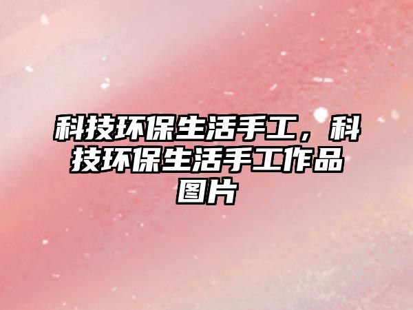 科技環(huán)保生活手工，科技環(huán)保生活手工作品圖片