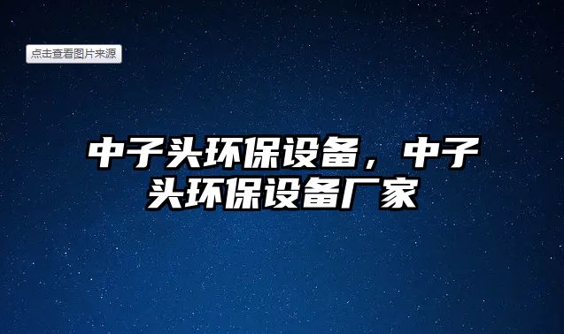 中子頭環(huán)保設(shè)備，中子頭環(huán)保設(shè)備廠家